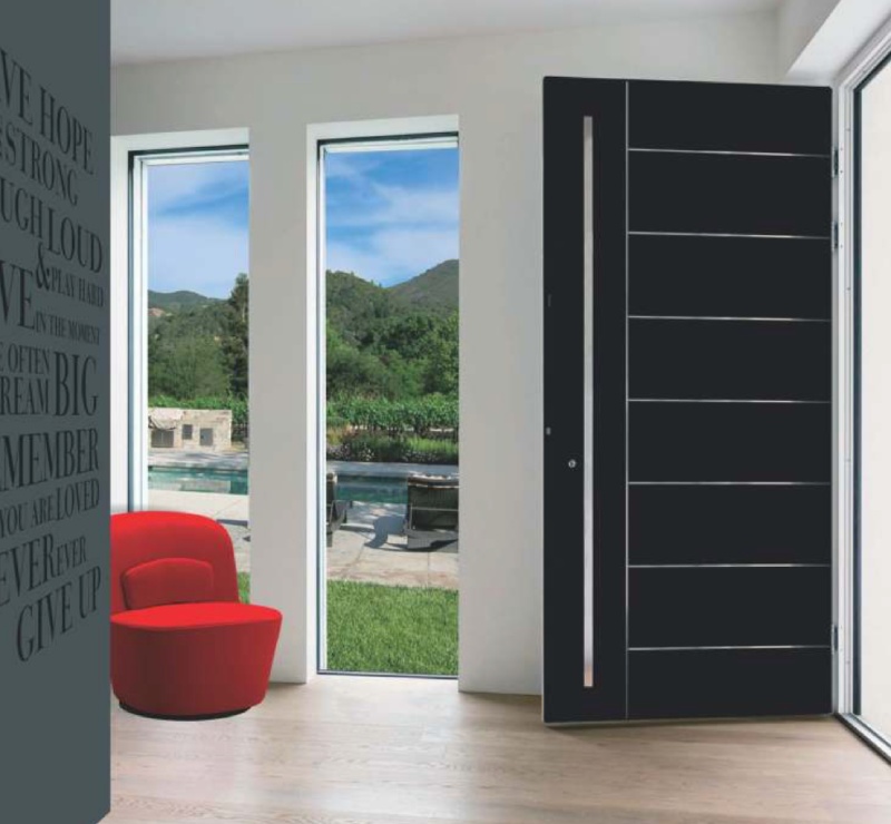 Porte d'entrée Aluminium