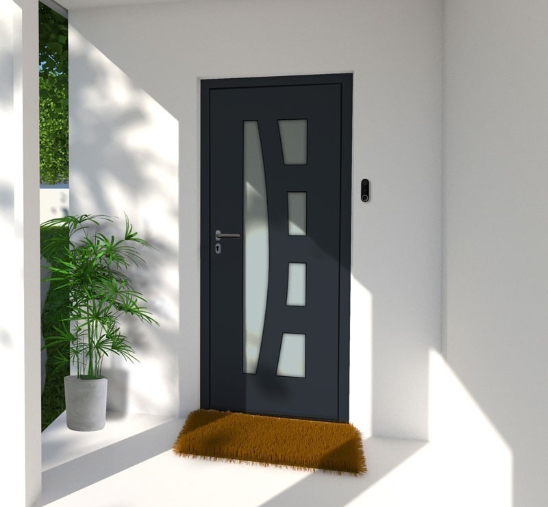 Porte d'entrée Aluminium